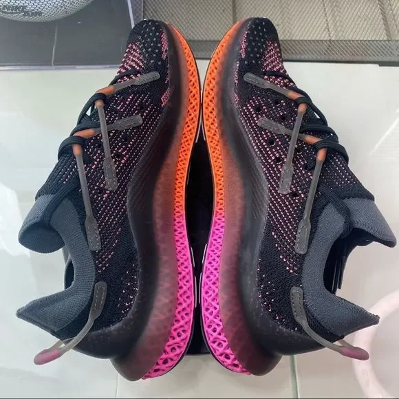 🆕 Adidas 4D Fusio 'Black Orange Pink' - Mens Sizes - Picture 8 of 15